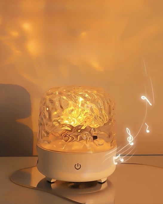 Light Theatre Ambient Projector – Ripple Sunset Aurora Light & Stereo Speaker