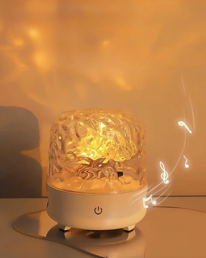 Light Theatre Ambient Projector – Ripple Sunset Aurora Light & Stereo Speaker