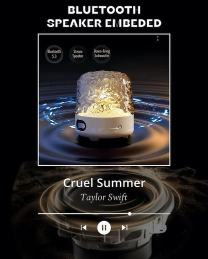 Light Theatre Ambient Projector – Ripple Sunset Aurora Light & Stereo Speaker