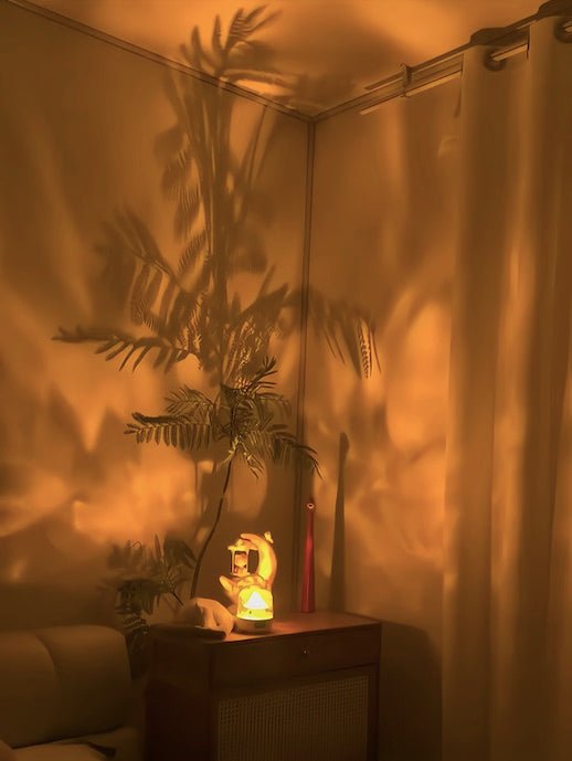 Light Theatre Ambient Projector – Ripple Sunset Aurora Light & Stereo Speaker