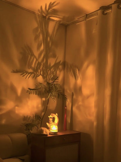 Light Theatre Ambient Projector – Ripple Sunset Aurora Light & Stereo Speaker