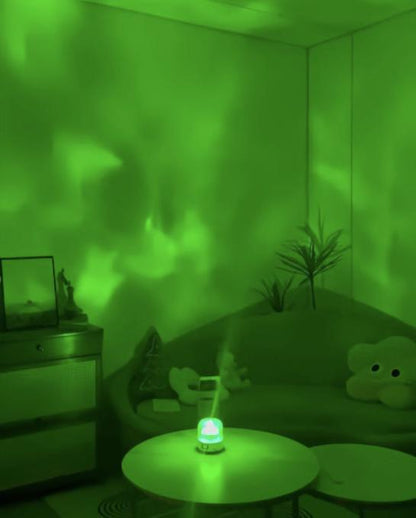 Light Theatre Ambient Projector – Ripple Sunset Aurora Light & Stereo Speaker