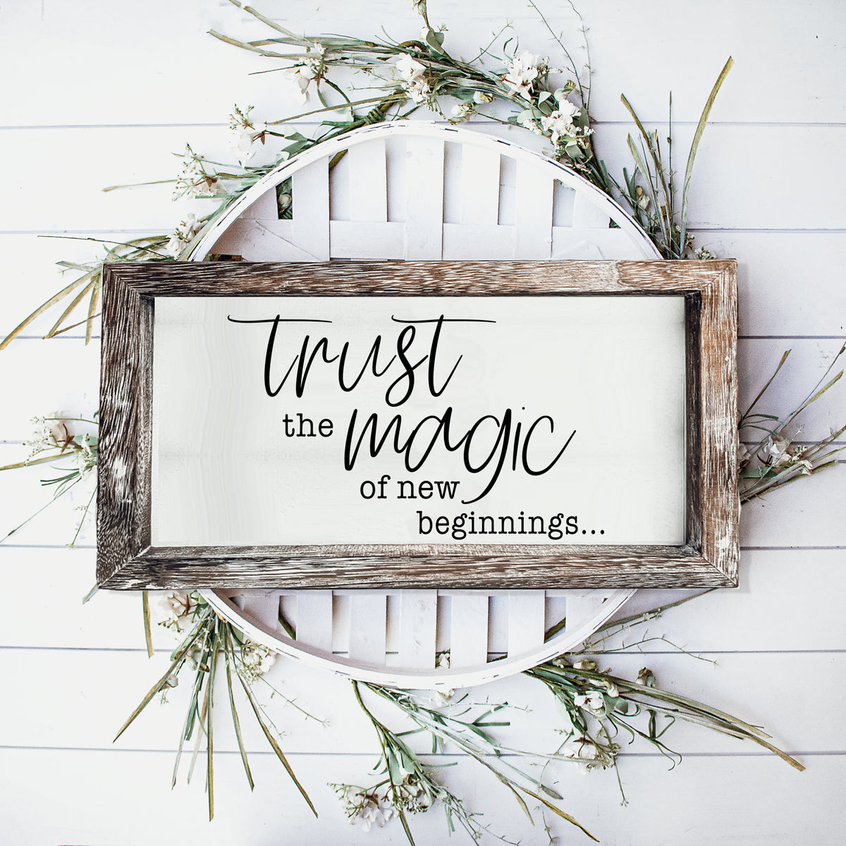 Magic of New Beginnings Sign