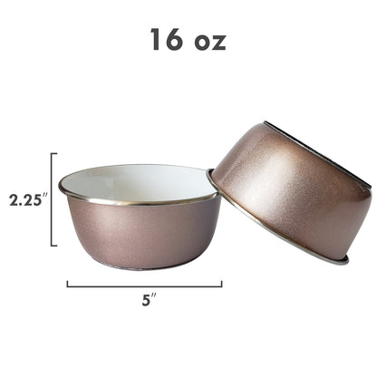 Rose Gold Stainless Steel Deep Bowl