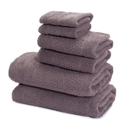 Mei-Tal Turkish Cotton Jacquard Towel Set of 6 by Classic Turkish Towels