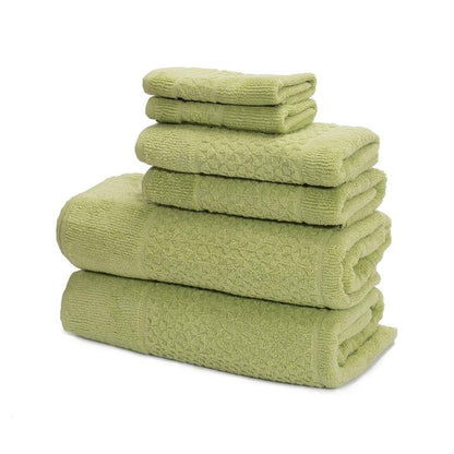 Mei-Tal Turkish Cotton Jacquard Towel Set of 6 by Classic Turkish Towels