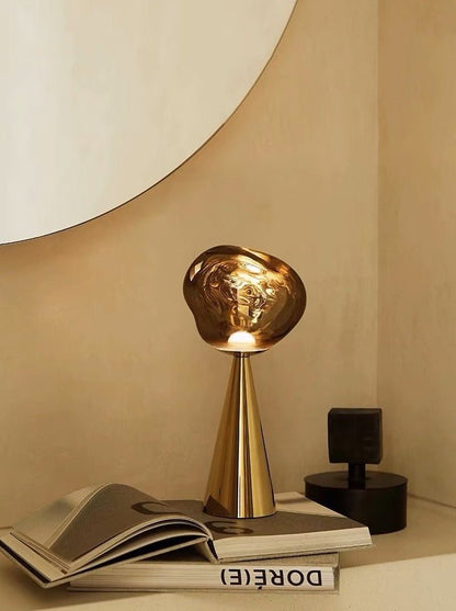 Melt Portable Dimmable LED Table Lamp – Modern Nordic Bedside Light
