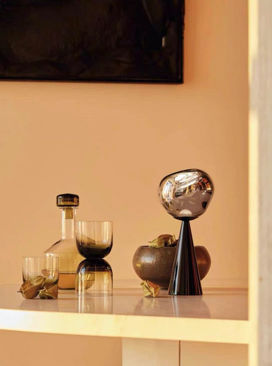 Melt Portable Dimmable LED Table Lamp – Modern Nordic Bedside Light