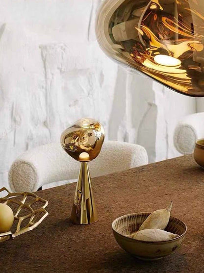 Melt Portable Dimmable LED Table Lamp – Modern Nordic Bedside Light