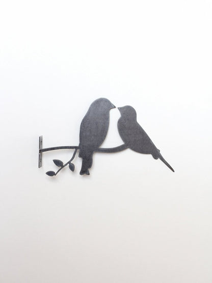 Metal Bird Statue - Love Birds Statue