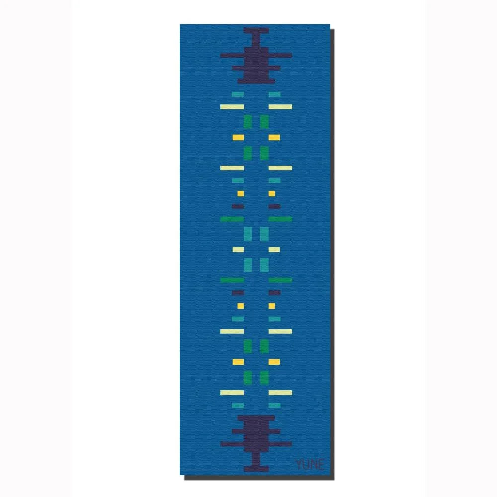 Yoga Mat | 6mm Thick | Blue | Non-Slip | Eco Friendly | Yune Yoga | MN25 - Yune Yoga