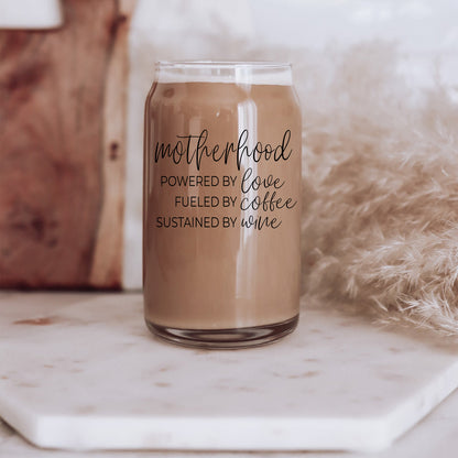 Motherhood Definition Glass Can