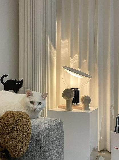 Modern Radar Table Lamp – Small Sculptural Designer-Inspired Accent Light