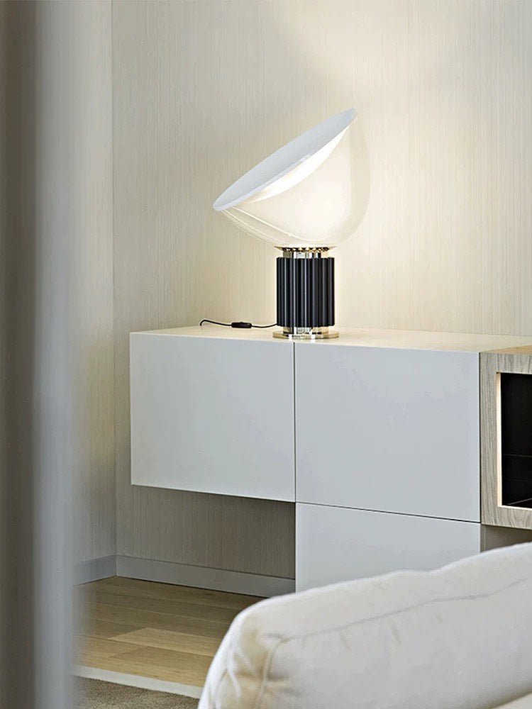 Modern Radar Table Lamp – Small Sculptural Designer-Inspired Accent Light