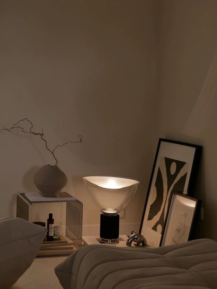 Modern Radar Table Lamp – Small Sculptural Designer-Inspired Accent Light