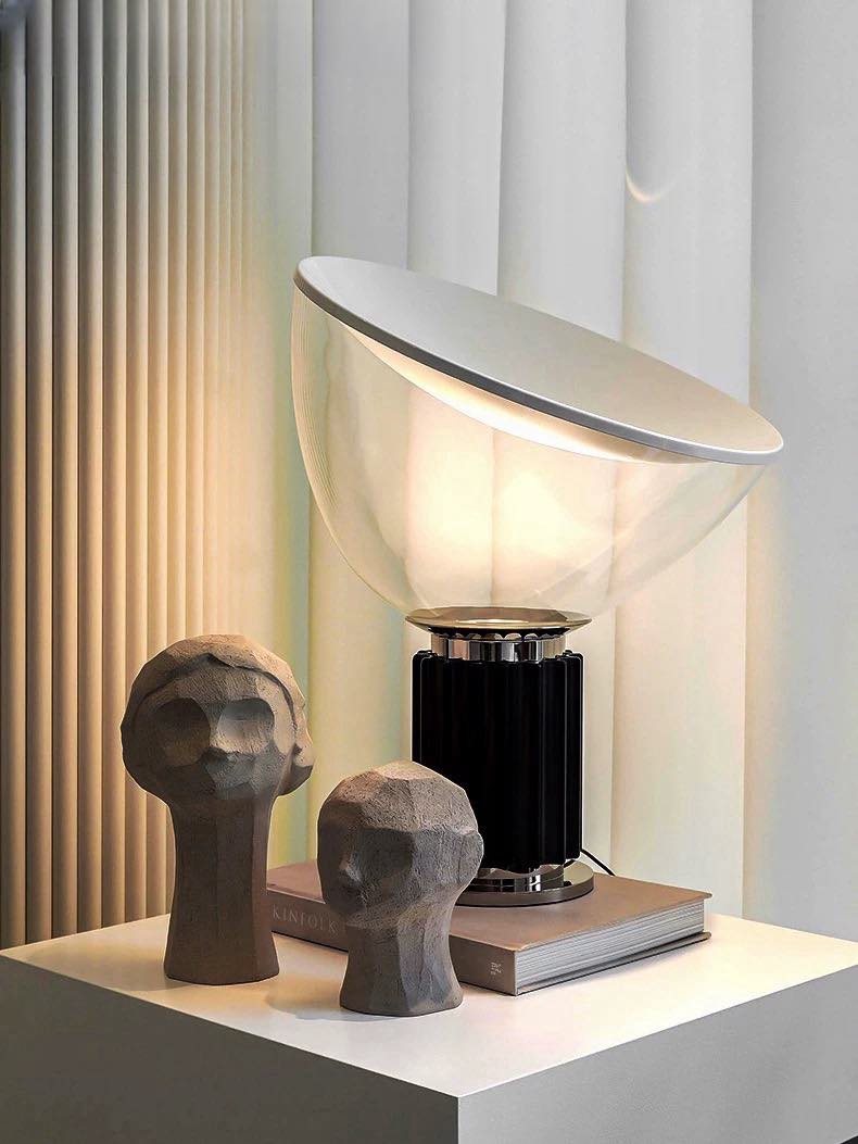 Modern Radar Table Lamp – Small Sculptural Designer-Inspired Accent Light