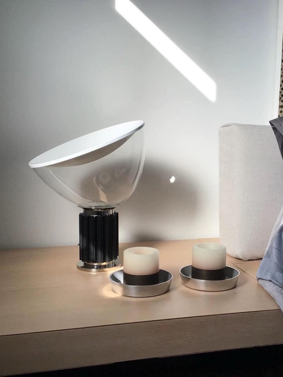 Modern Radar Table Lamp – Small Sculptural Designer-Inspired Accent Light