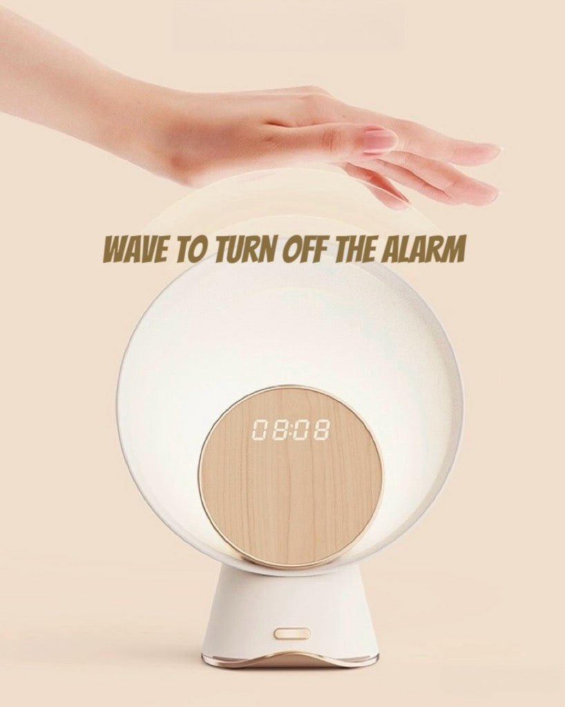 Moon Station 3-in-1 Bedside Lamp – Wireless Charger & Stereo Speaker