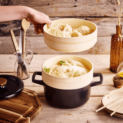 Nori Cocotte — 2.5 QT with Steamer Inserts