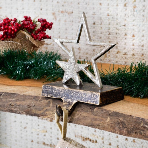 Ivy Star Stocking Holder