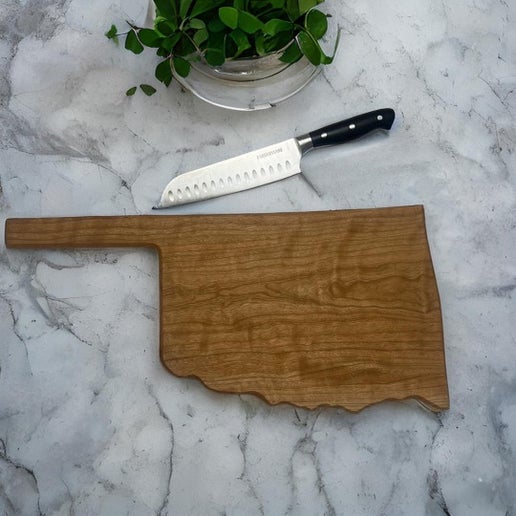 Cherry Oklahoma Cutting Board