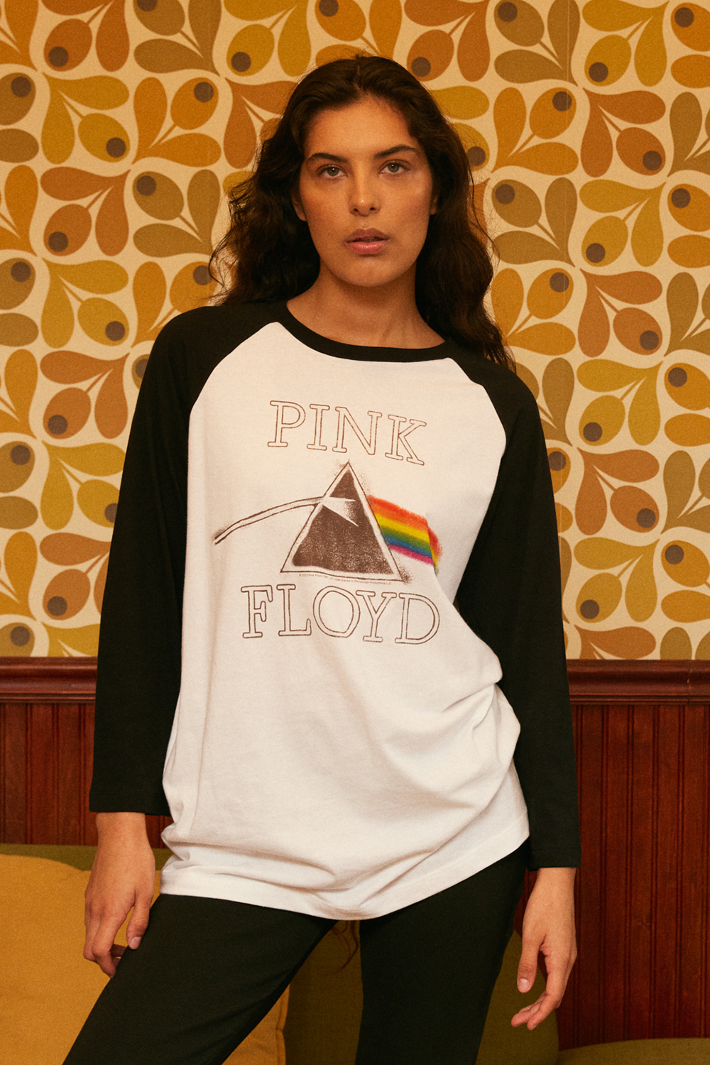 Pink Floyd Long Sleeve Baseball Tee