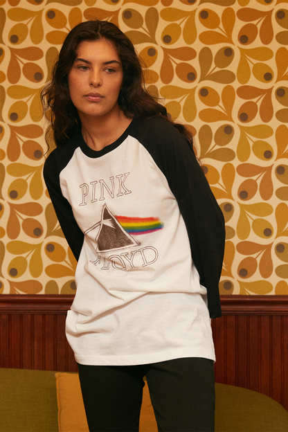 Pink Floyd Long Sleeve Baseball Tee