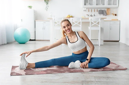 Yoga Mat | 6mm Thick | Pink Snake | Non-Slip | Eco Friendly | Yune Yoga | Alder - Yune Yoga