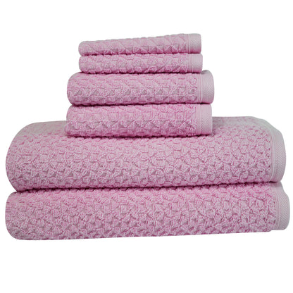 Hardwick %100 Turkish Cotton Towel Set of 6 - 2 Bath Towels, 2 Hand Towels & 2 Washcloths - Soft, Absorbent & Quick Dry by Classic Turkish Towels