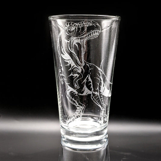 Dinosaur Pint Glasses