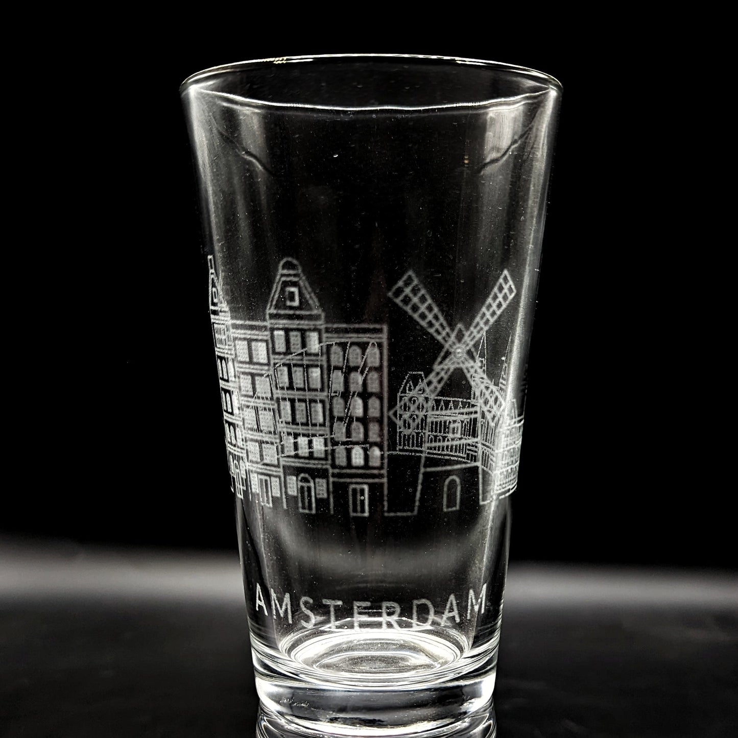 Amsterdam Skyline Pint Glass