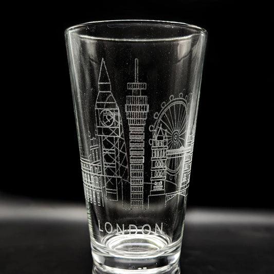 London Skyline Pint Glass