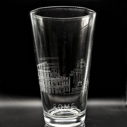 Rome Skyline Pint Glass