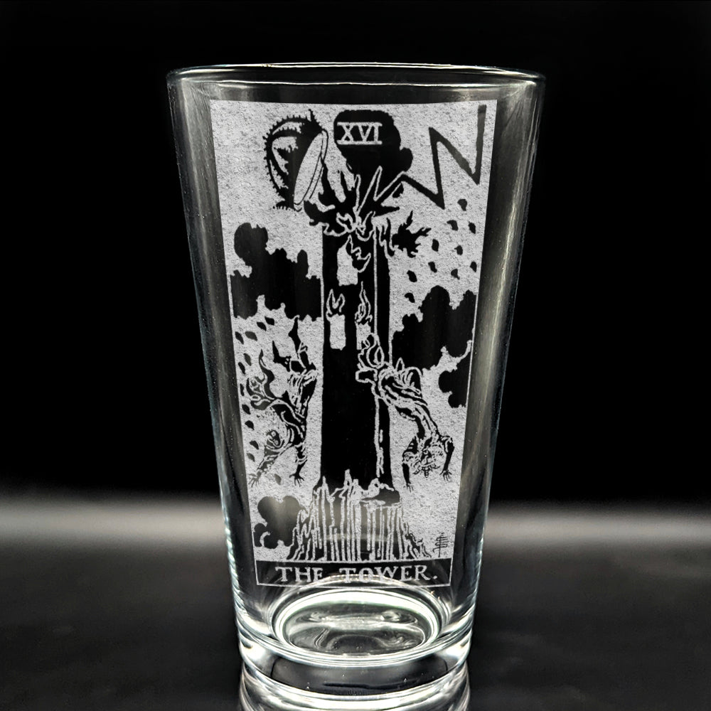 Rider-Waite Tarot Card Pint Glasses