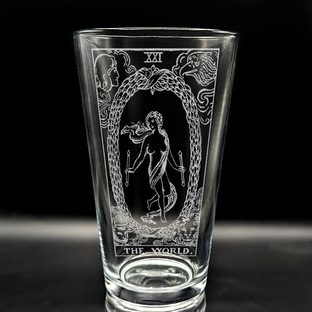 Rider-Waite Tarot Card Pint Glasses