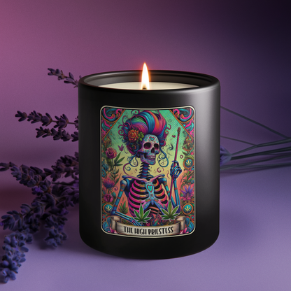 The High Priestess Tarot Candle by Energy Wicks