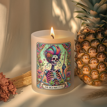 The High Priestess Tarot Candle by Energy Wicks