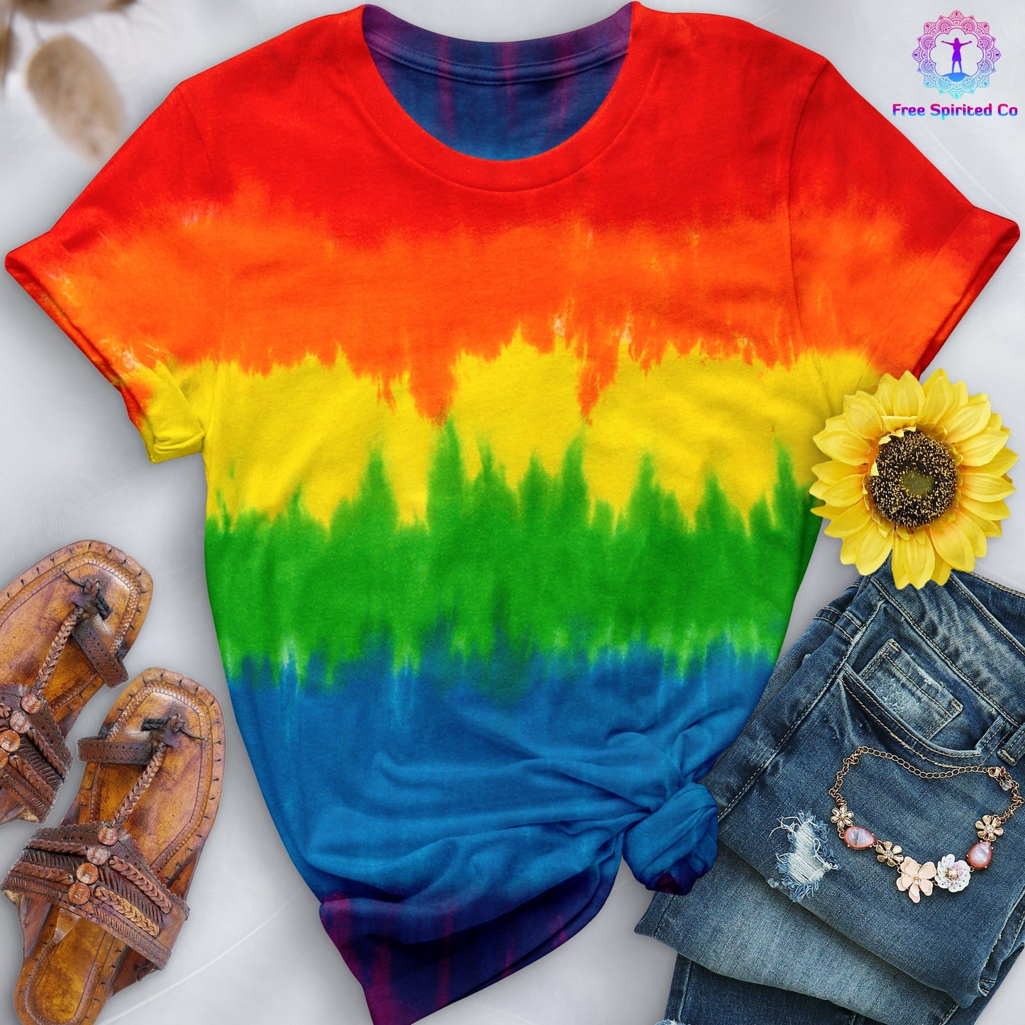 Pride Premium Hand-Dyed Comfort Shirt by Free Spirited