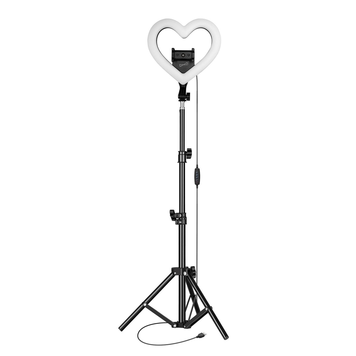 PRO Live Stream 10" Heart Shaped Selfie Ring Light