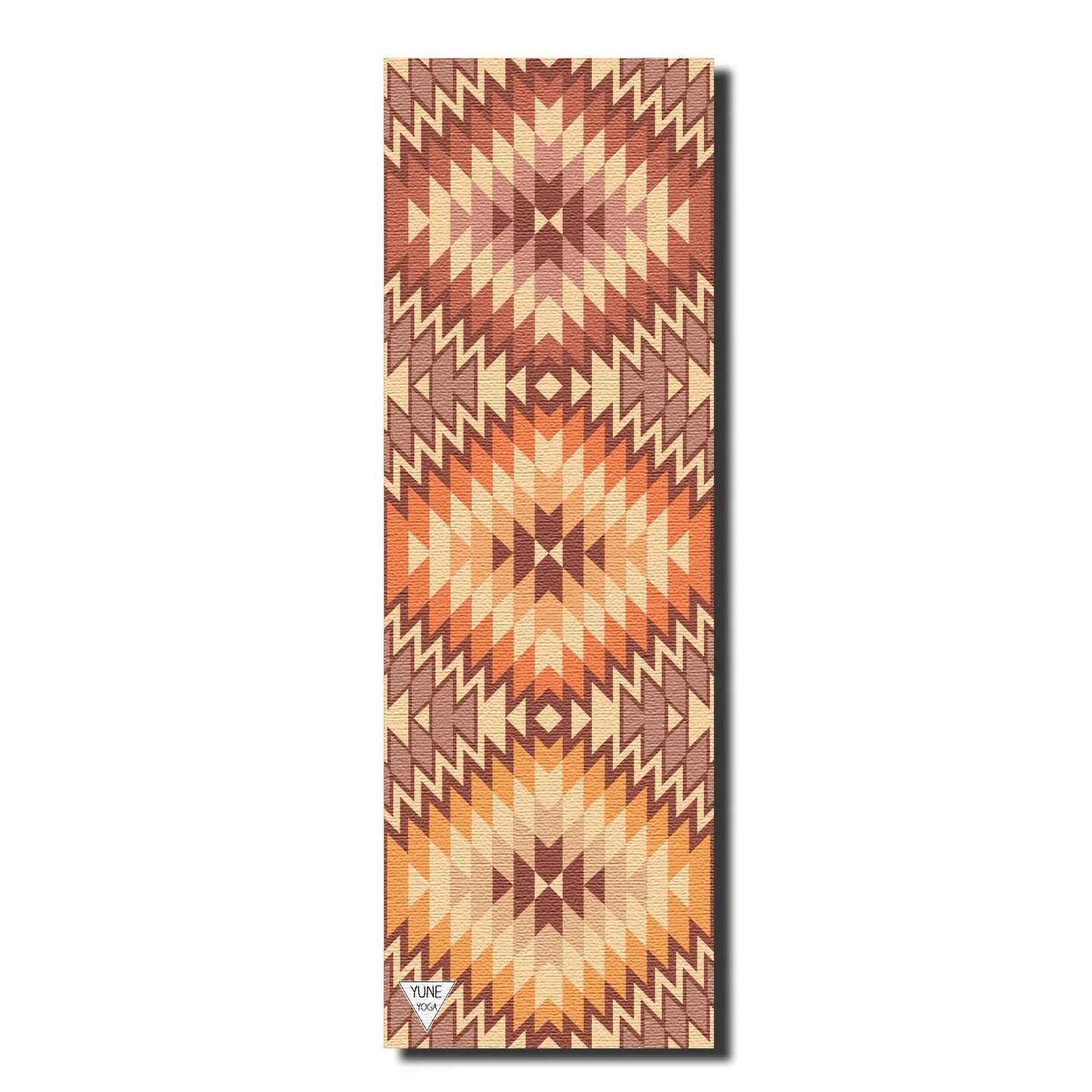 Yoga Mat | 6mm Thick | Tan | Non-Slip | Eco Friendly | Yune Yoga | Red Rocks Sunrise - Yune Yoga