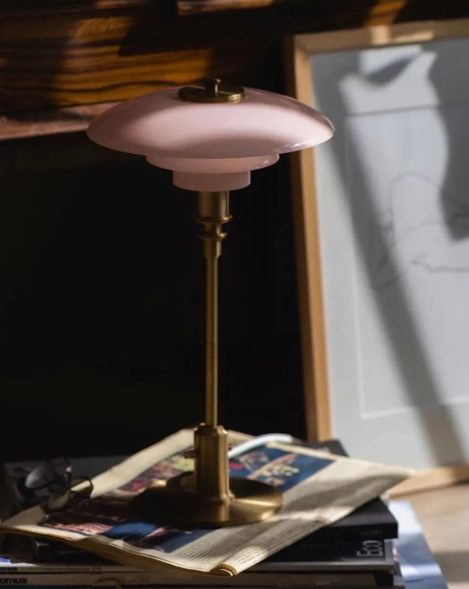 Retro Three-Shade Dimmable Table Lamp – PH 2/1 Inspired Soft Glow Light