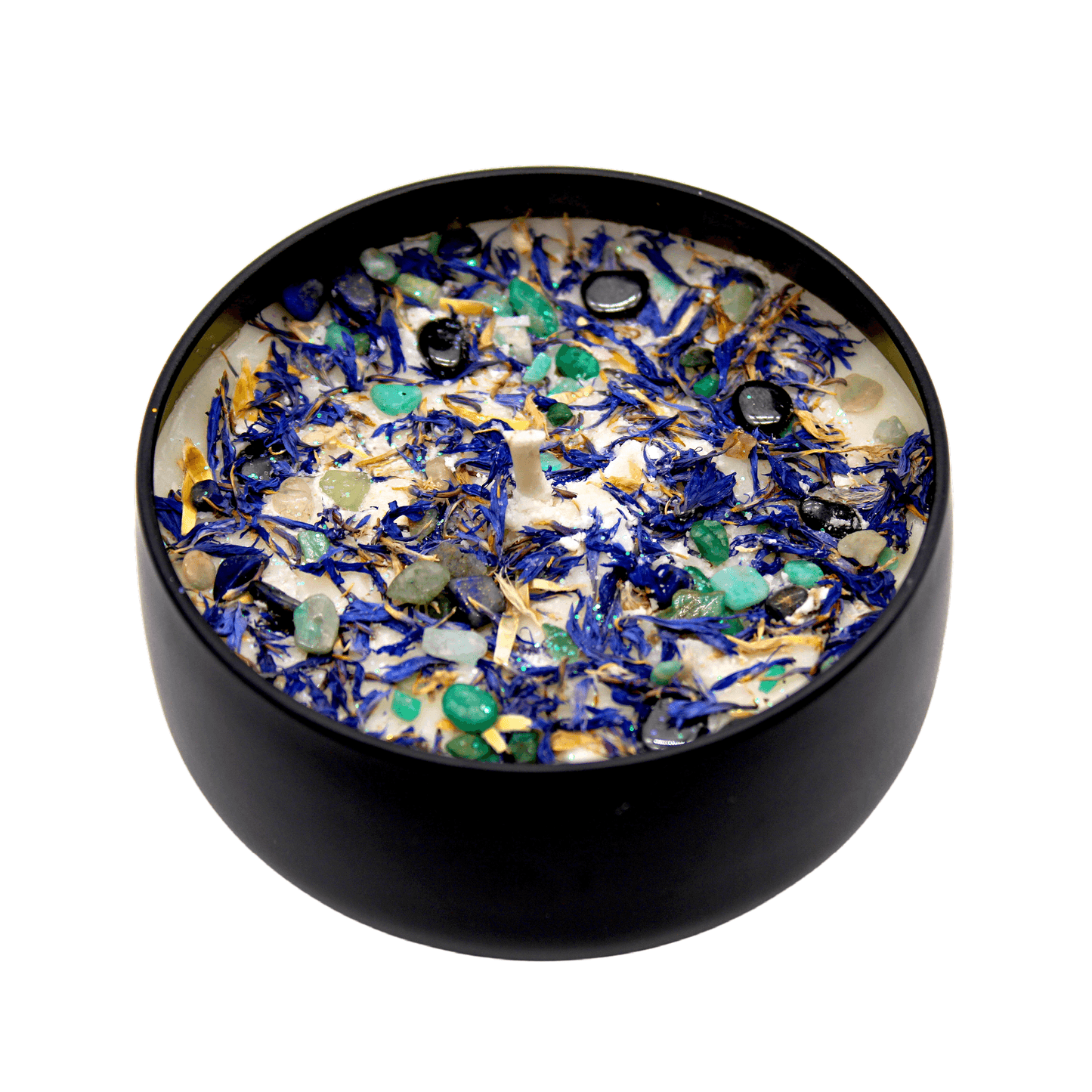 Retrograde Protection Crystal Candle – Shielding Candle with Healing Crystals