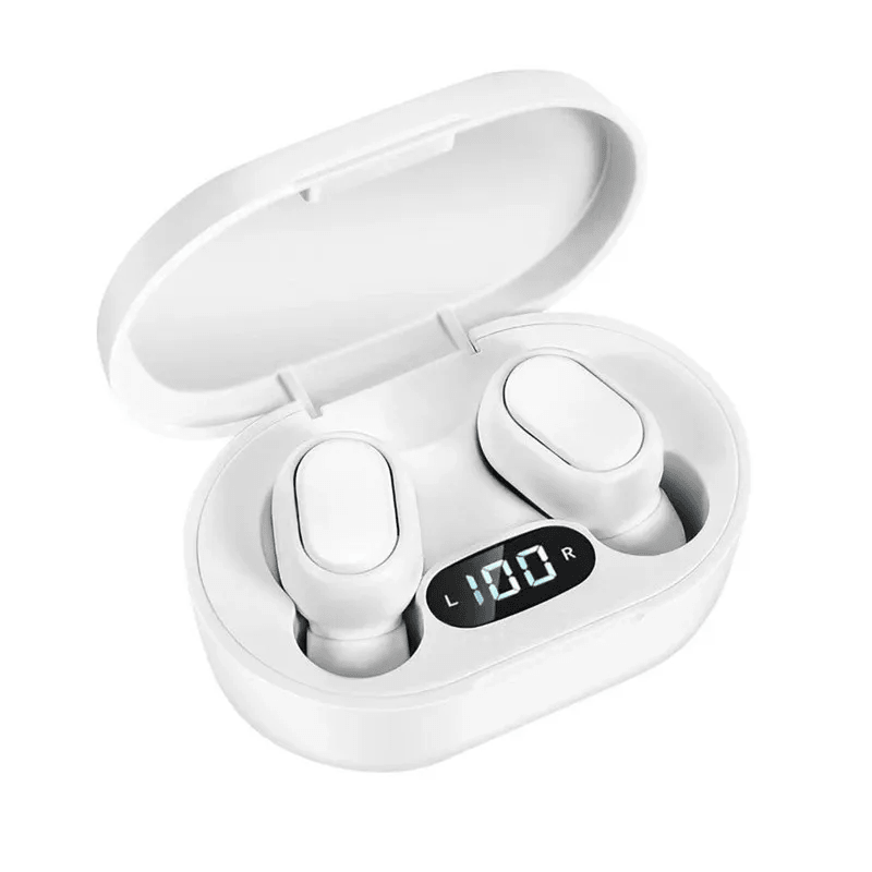 RockinPods Waterproof Bluetooth Earbuds with Digital Display