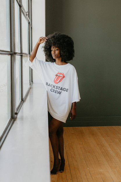 Rolling Stones Backstage Crew Oversized Tee