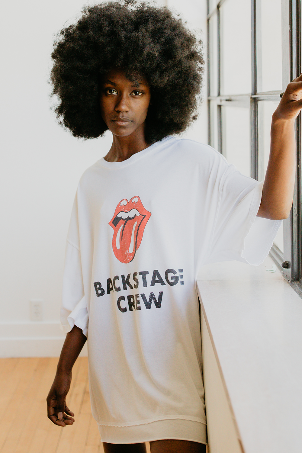 Rolling Stones Backstage Crew Oversized Tee