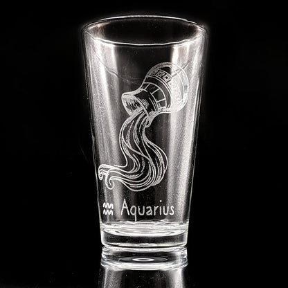 Zodiac Pint Glasses