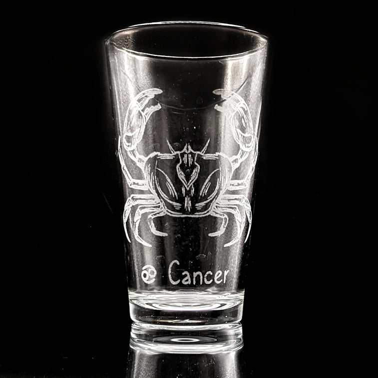 Zodiac Pint Glasses