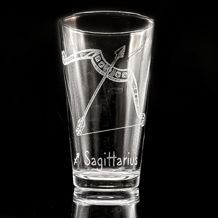 Zodiac Pint Glasses