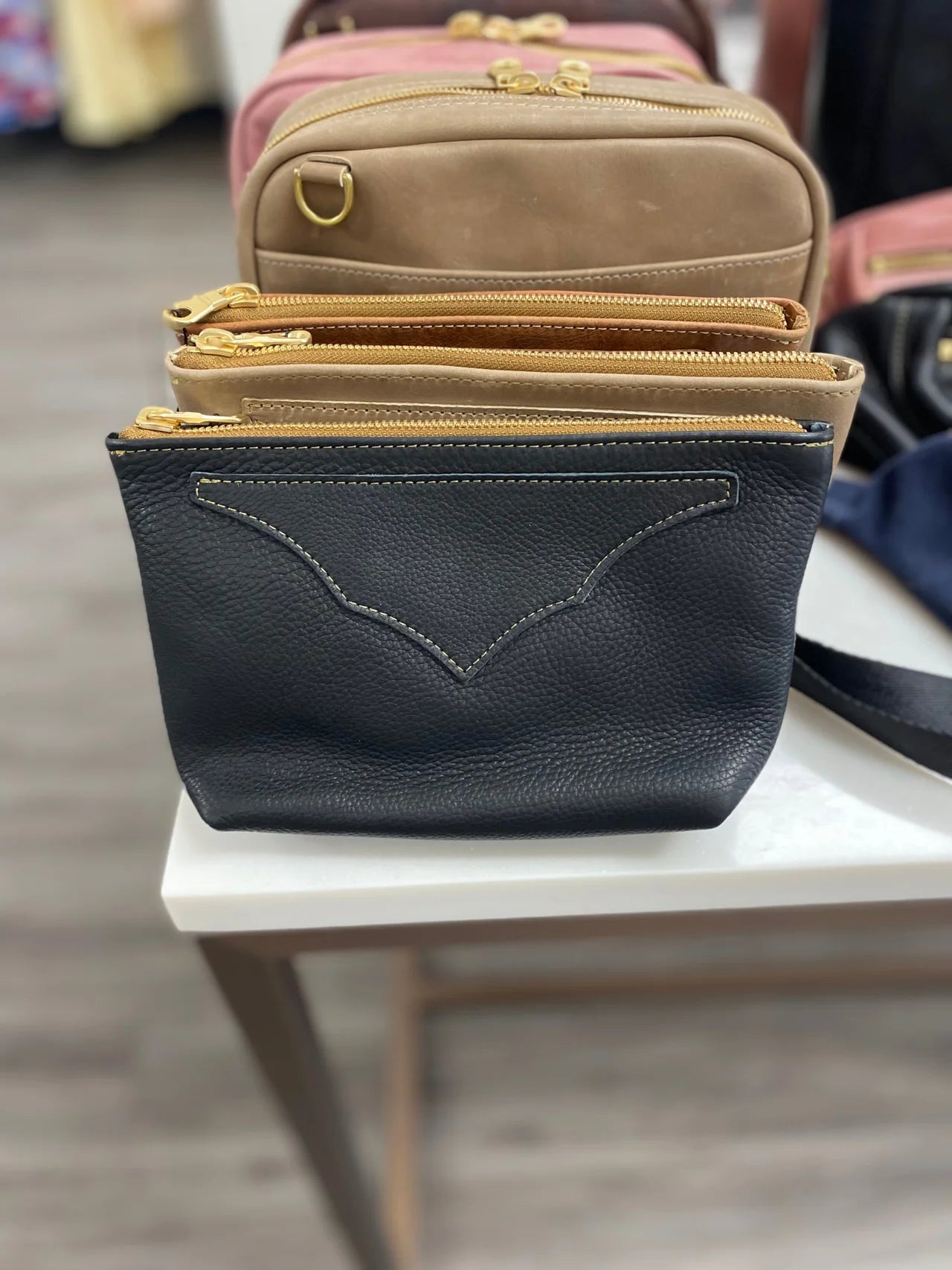 Mini Leather Go Bag