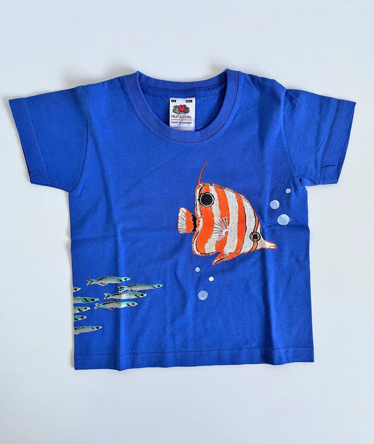 Blue Fish Hand Painted 18-24m T-Shirt